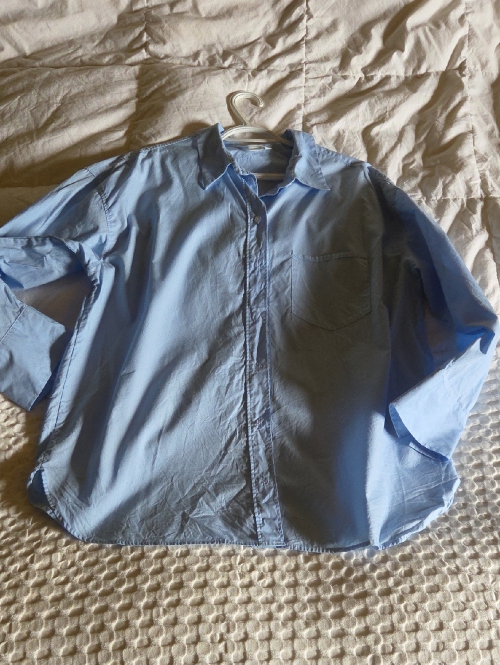 H&M Light Blue Collared Shirt